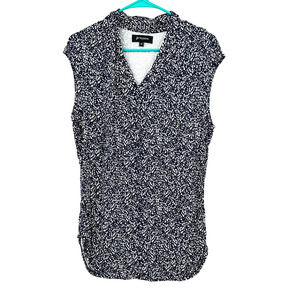 Grayson size medium black and white blouse top‎ shirt